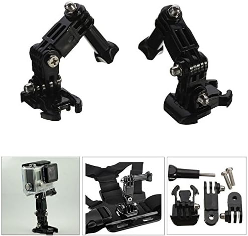 Three-way Adjustment Base Elastic Chest Strap Mount For GoPro Hero 3 Plus 4 Xiaomi Yi SJ4000 SJ5000 SJcam