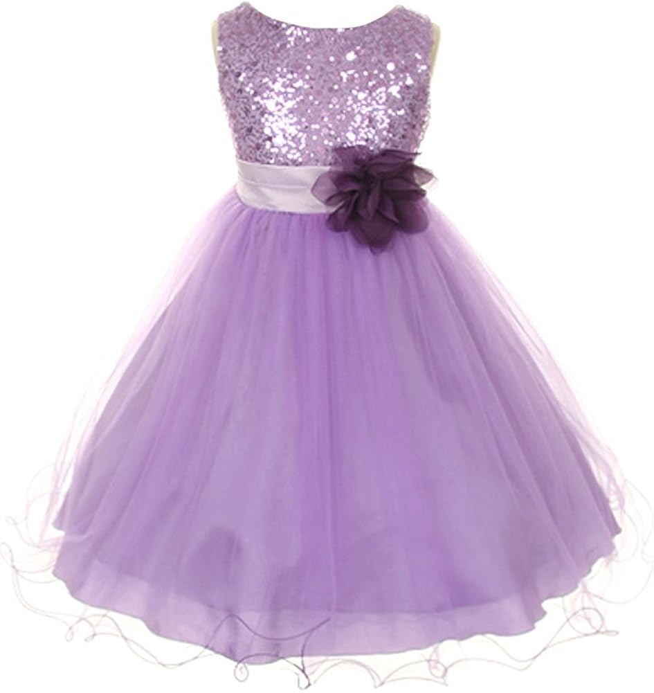 lilac mesh dress