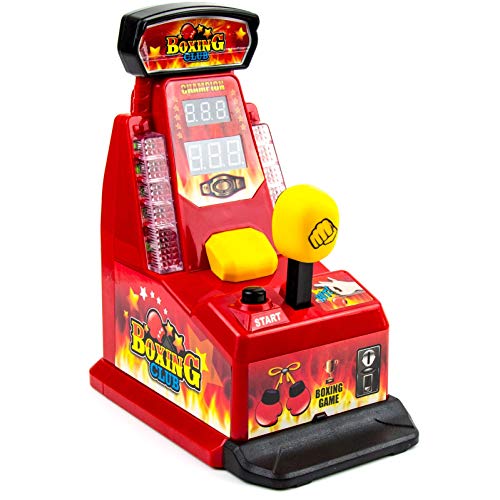 Includes 2 Pairs Kids Boxing Gloves Electronic Boxing Game for Kids and