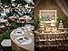 LAOZHOU 3 Pack of Natural Burlap Craft Ribbon Roll with White Lace 78.7inch,DIY Handmade Christmas Wedding Crafts Lace Linen (3 Pack)