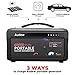 Audew 220Wh/60000mAh Portable Battery Generator Power Station Lithium Battery Power Supply with Silent 110V/60Hz,Max 200W AC Power Inverter,DC 12V/5A &USB Ports,Charged by Wall Outlet/Car/Solar Panel