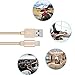 iPhone Charging Cable Novtech 3pack 3ft 6ft 10ft Durable Nylon Braided Lightning Cable for iPhone 7 7 Plus 6s 6s Plus 6 6 plus 5s 5c 5 iPad Air iPad mini iPod (gold)