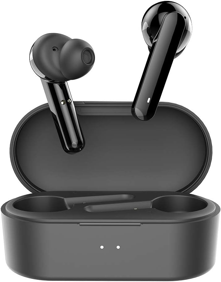 Bluetooth Earphones,True Wireless Headphones Blutooth 5.0 TWS Wireless Earbuds Mini Headset 4H Playtime With Mic and Portable Charging Case