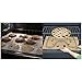 ekSel Grill Oven BBQ Mats & Baking Sheet Cooking Liner Woven Fiberglass Reusable Non Stick 1 Black & 1 Beige; Set of 2