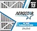 Aerostar 20x25x5 MERV 13, Pleated Air Filter, 20x25x5, Box of 2, Made in the USA