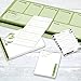 Nature Notes Adhesive Sticky Note Pack - 5 Pads - 50 Sheets/pad