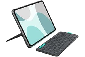 Logitech Flip Folio Keyboard Case for iPad Pro 11-inch (M4 & M5) & iPad Air 11-inch (M2 & M3)(5th Gen - 2024), Graphite