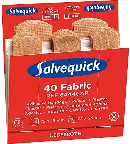 Cederroth/Salvequick 6 x Refills (240 Plasters) - CD6