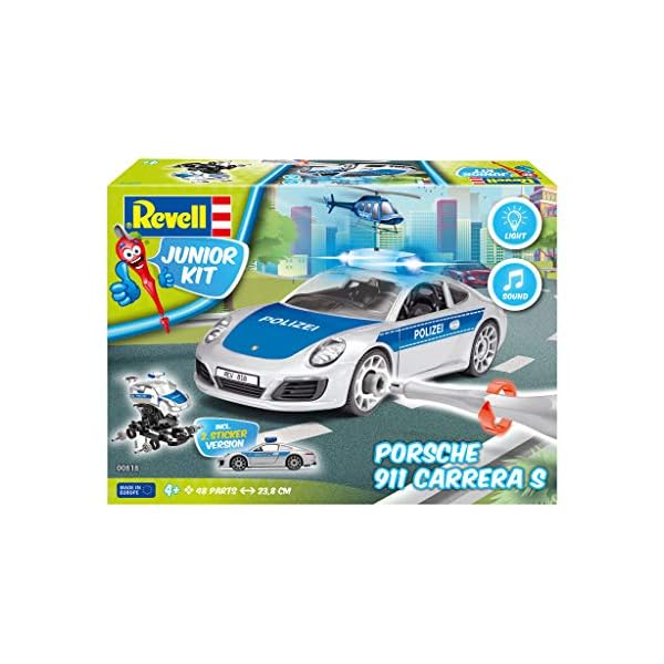 Revell 818 00818 Porsche 911 Polizei Automodell Bausatz 1:20, Länge ca. 23,8 cm – Bild 3
