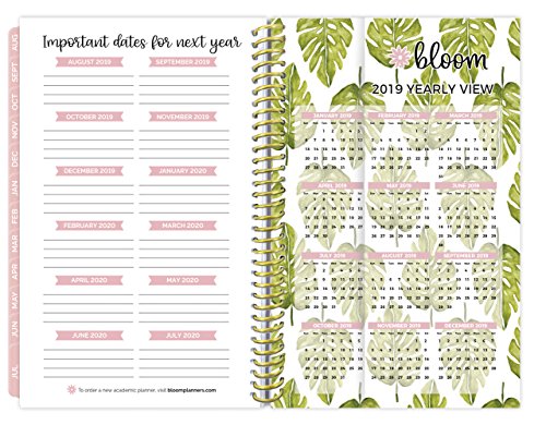 image for bloom daily planners 2018-2019 Academic Year Day Planner - Monthly and
