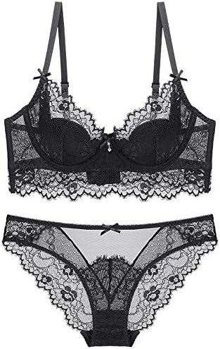 LIJIAYANG Sexy Breathable Non-Bumping lace to Receive The Milk Large Size Bra Set
