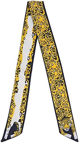 Jellyooy Beachkins Cartoon Printing Twilly Scarves Handbags Handle Wrap Decoration Twilly Scarf For Bags 2PCS/Pair (A8 pair)