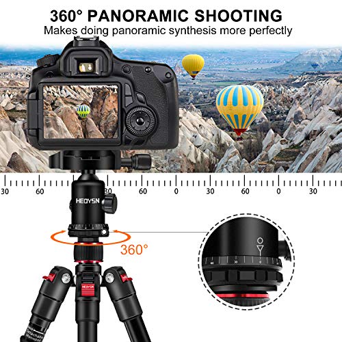 2 HEOYSN+Compact+Aluminum+Detachable+17+64lbs