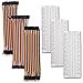 Haraqi 3 Pack Solderless Plug in Breadboard with 3 Pack Jumper Wires, 830 Tie-Point, 4 Power Rails, Multicolor, Compatible with Any Electronic Devices or Components with Standard Pin Connections