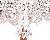 White Rose Lace Tablecloth - 60