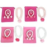 kilofly Princess Jewelry Value Pack of 4, Necklace, Bracelet, Earrings, Ring