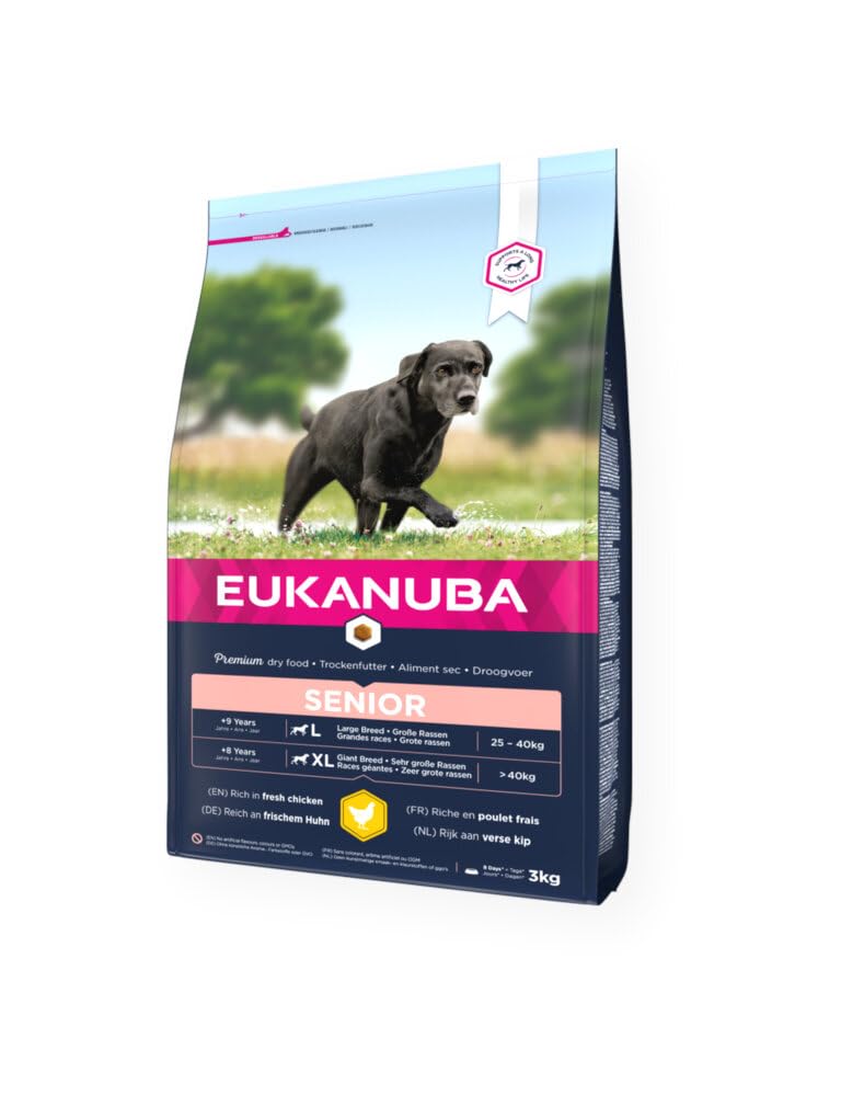 Eukanuba Mature Dog Food For Large Dogs Rich in Fresh Chicken For the Optimal Body Condition of Your Dog 12kg ( Packaging may vary