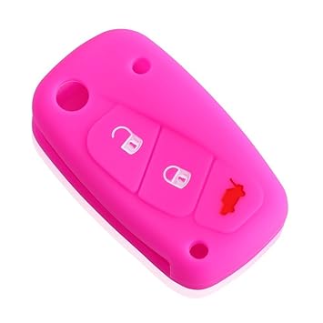 Tiduer Silicone Car Key Case Cover Fit Fiat Panda Stilo Amazon Co