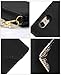 Iphone 6 Plus and 6s Plus Wallet Case Crosspace iphone 6s Plus Envelope Flip Handbag Shell PU Leather Detachable Folio Cover Cases with Card Holders Wrist Strap for Apple Iphone 6 plus 6s plus 5 point5 Binches Black