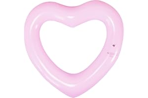 OLNIEZZL Pool Floats Adult Heart Swimming Rings Inflatable Rafts Pool Floaties Accessories Lake Water Floats Kids Beach Toys Pool Party Games for Toddlers