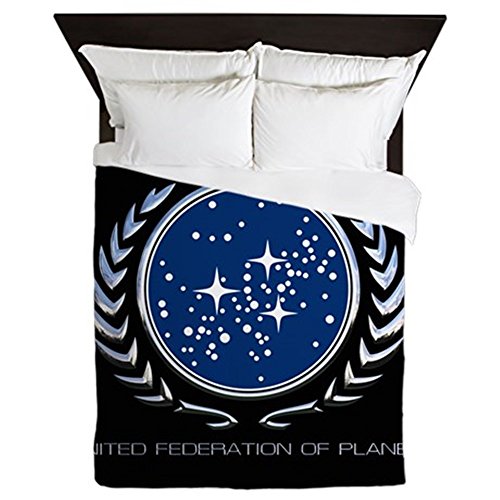 CafePress - Star Trek Federation Emblem - Queen Duvet Cover, Printed Comforter Cover, Unique Bedding, Luxe