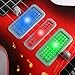 TWFRIC Kids Guitar Electric Battery Operated Toy Guitar Musical Instruments Educational Toy for Beginner Boys Girls Toddlers (21 Inch / Red)