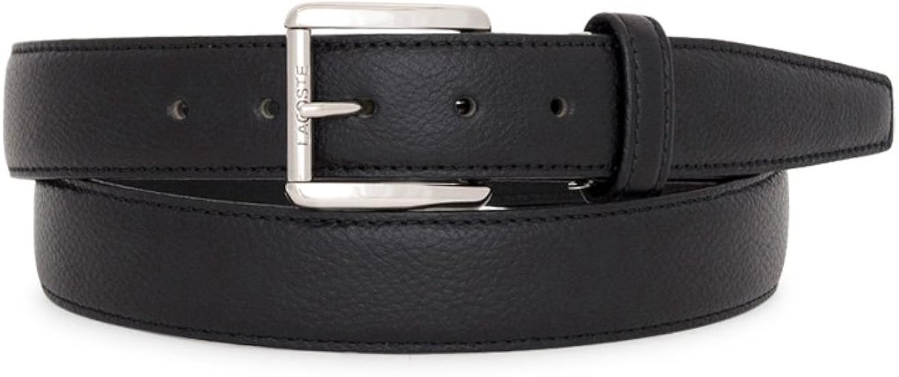 Amazon ラコステ ベルト メンズ 本革 01 ブラック ベルト 通販