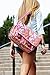 J World New York Terry Messenger Bag, Block Pink, One Size