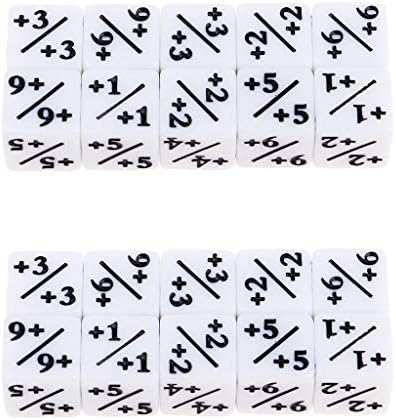 約個 アクリル サイコロ 数学分数ダイス 6面 テーブルゲーム用 販売