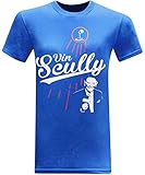 Vin Scully Baseball Hall of Fame Broadcaster Men's T-Shirt - (Dodgers Blue) - L