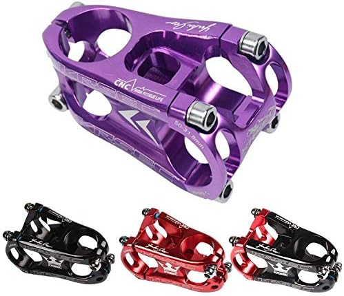 Homewind Bicycle Handlebar Stem, Bicycle bar Stems 31.8 * 50 mm Ultra Light Short Aluminum Alloy Bicycle Handlebar and Stem for Most Bicycle,Mountain Bike,Road Bike,MTB,BMX