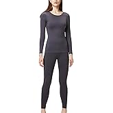 DEVOPS Women's Thermal Underwear Long Johns Top & Bottom Set