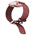QIBOX Bands Compatible with Versa, Woven Fabric Wrist Strap Watch Special Edition Replacement Bands Classic Square Stainless Steel Buckle Compatible with Versa Smart Watch