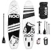 Roc Inflatable Stand Up Paddle Boards W Free Premium SUP Accessories & Backpack { Non-Slip Deck } Bonus Waterproof Bag, Leash, Paddle and Hand Pump !!! Youth & Adult
