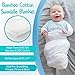 Baby Memory Foam Pillow Flat Head Prevention - Bonus Muslin Swaddle Blanket and Bib - Keeps Head Round, Provides Comfortable Sleep, Hypoallergenic - Baby Head Shaping Pillow for Infants