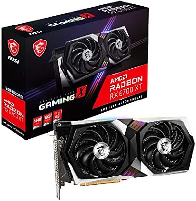 MSI Radeon RX 6700 XT GAMING X 12G Graphics Card 12GB GDDR6 2622MHz PCIe 4.0