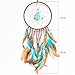 Dremisland Indian Blue and Brown Turquoise Dream Catcher Wind Chimes Feather Pendant Wall Hanging Home Decoration Craft Gift
