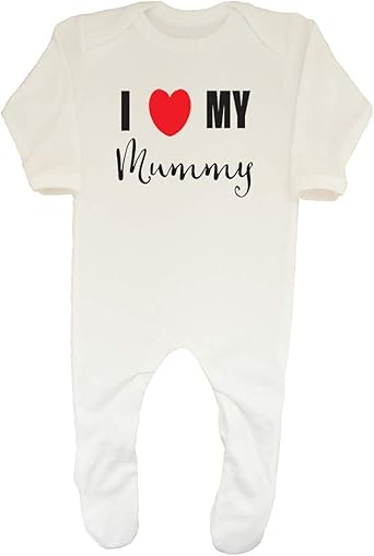 i love my mummy sleepsuit