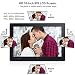 Digital Photo Frame 10 inch IPS Display Electronic Picture Frame with Motion Sensor 1080P HD LCD Display, Video Player/ MP3/ Calendar/Zoom in & Rotate Pictures/Remote Control [Jimwey]thumb 1