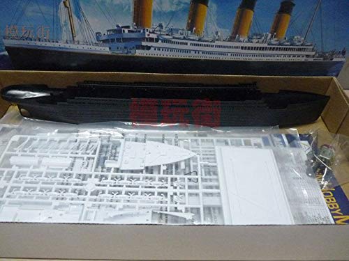 RMS Titanic Model Building Kits Assembly Plastic Ship with Electric Motor Lighting Device 1:550 - Thumbnail 6