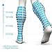 HOICMOIC Compression Socks for Men & Women, 20-30mmHg Graduated Athletic Sports Socks Fit for Running, Nurses, Maternity Pregnancy and so on - Boost Stamina, Circulation & Recovery Black Gray M