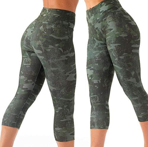 green camo yoga pants