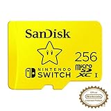 SanDisk 256GB MicroSDXC UHS-I Memory Card for Nintendo Switch - SDSQXAO-256G-GNCZN
