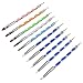 Meuxan 10 Piece Dotting Tools Painting Brushes Set for Nail Art, Rock Painting, Embossing Pattern, Pottery & Clay Craft
