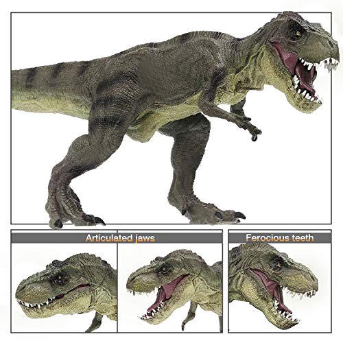 Zooawa Small Dinosaur Figure Model Realistic Dinosaurs Toy for Kids Boys and Toddlers - Celadon