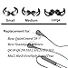 Replacement Silicone Earbuds Tips 3 Pairs Size S M L Fit Bose QC20 QuietControl 20 QC30 SIE2 IE3 Soundsport Wireless Earphones