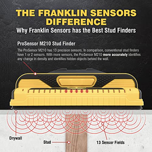 Franklin Sensors ProSensor M210 Professional Stud Finder with 13