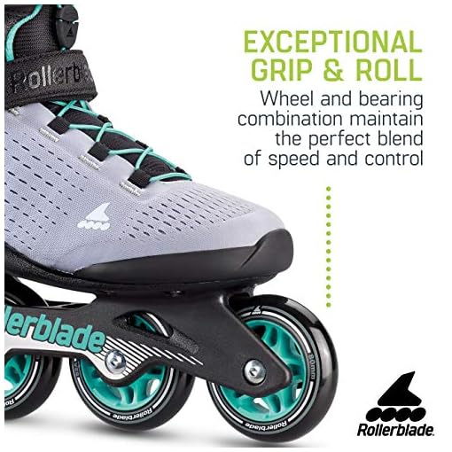 Rollerblade Zetrablade Elite Women's Adult Fitness Inline Skate, Black and Powder Blue, Performance Inline Skates - Image 5