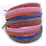 OUTXPRO-10-Natural-Mosquito-Repellent-Bug-Insect-Leather-Bracelets--Family-Pack--No-Deet-Wristbands-Pest-Contr