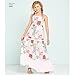 NEW LOOK Patterns Girls' Dresses with Trim, Bodice and Lace Variations A (8-10-12-14-16) 6466